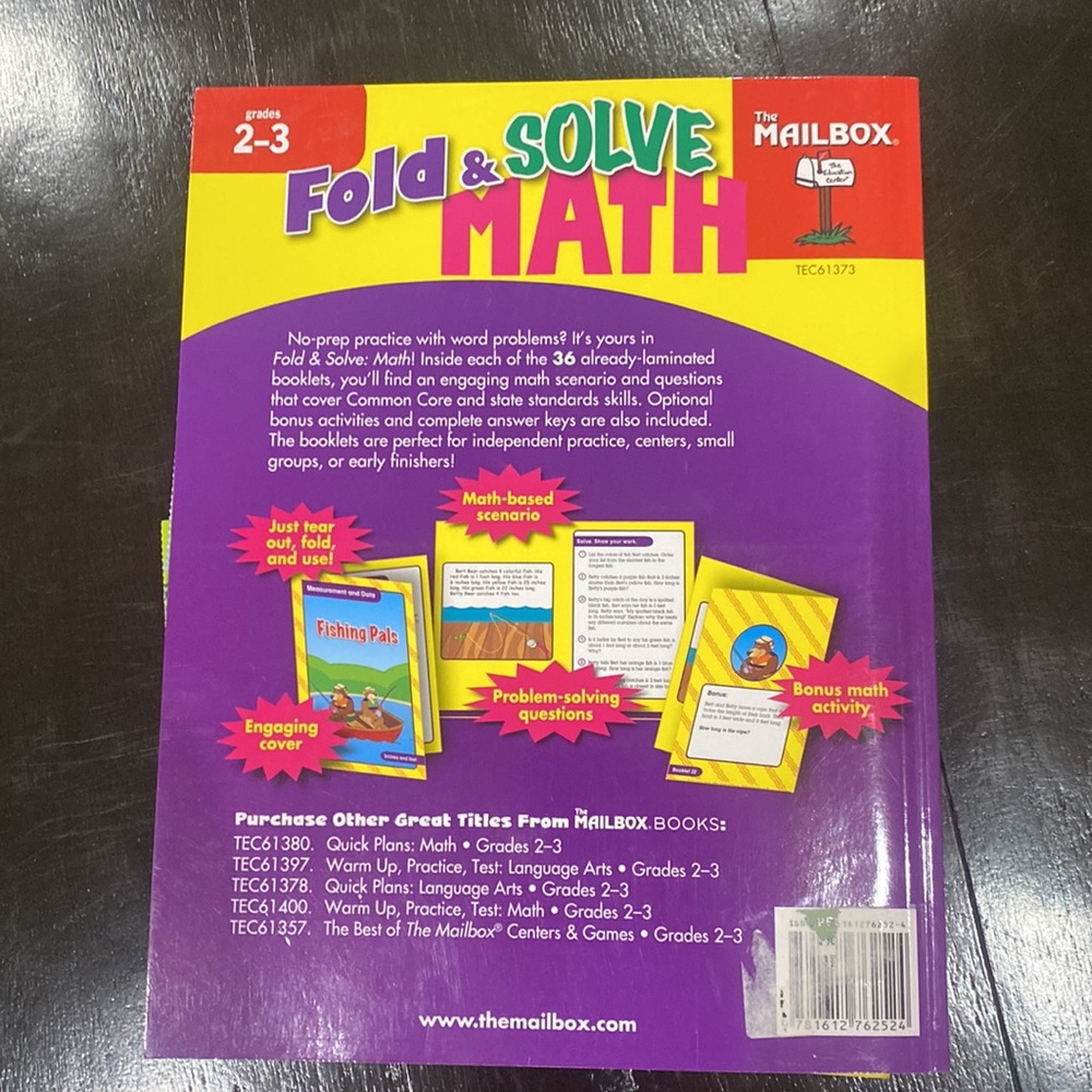 Fold & Solve Math grades 1-3 - Picture 2 of 8